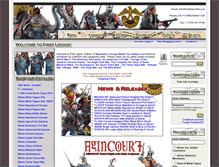 Tablet Screenshot of firstlegionltd.com